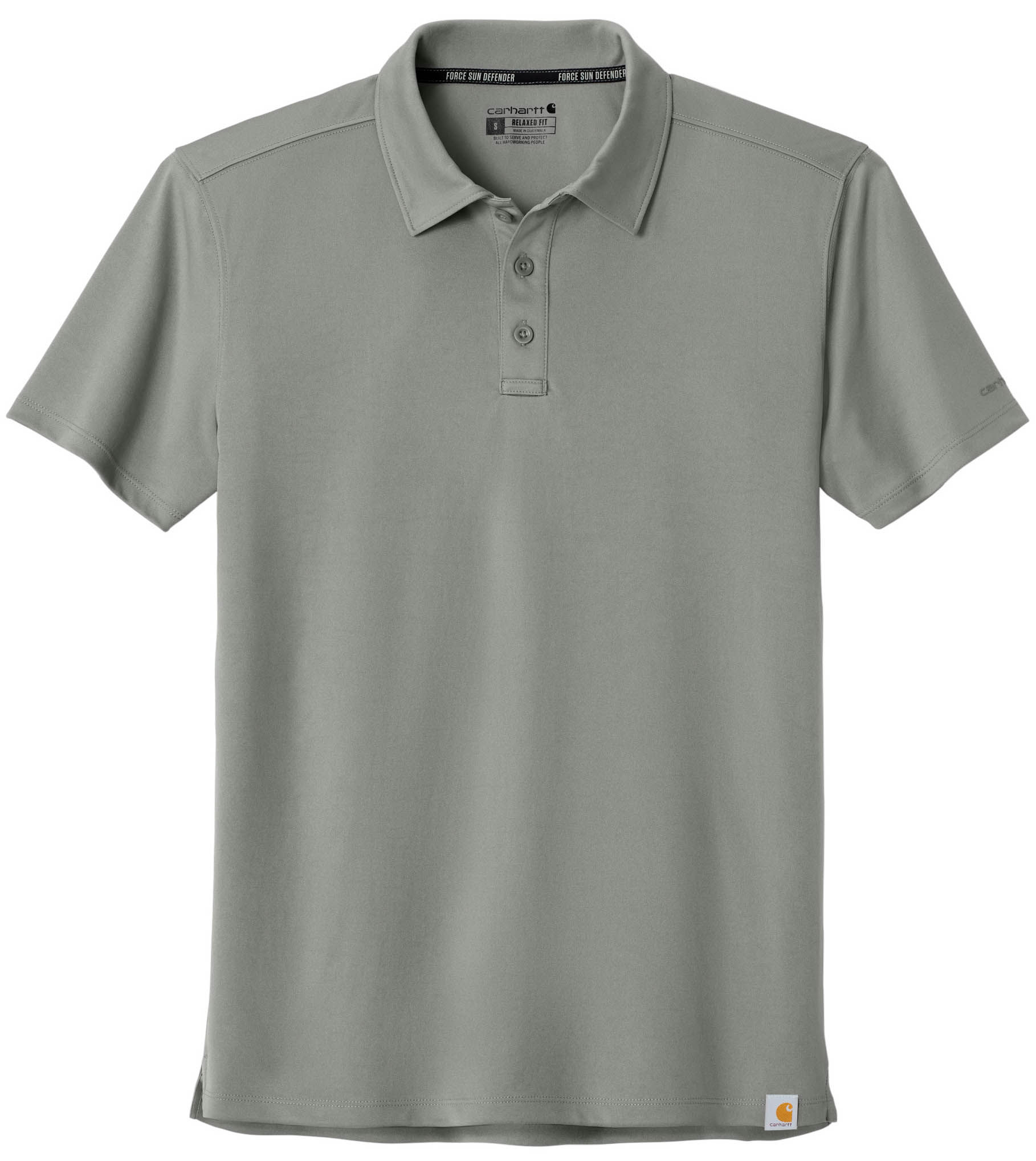 Carhartt Force Sun Defender Polo in Asphalt Grey