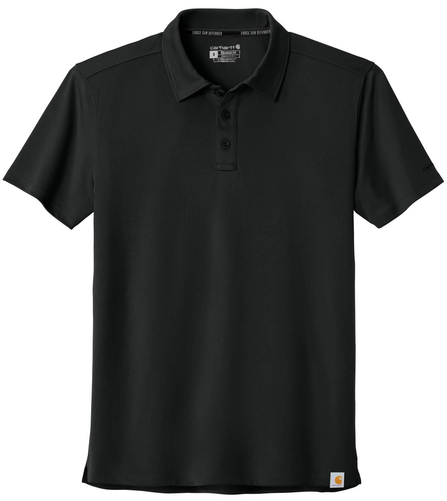Carhartt Force Sun Defender Polo in Black