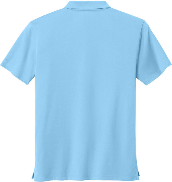 An image of a Custom Carhartt Force Sun Defender Polo in Fresh Water Blue!