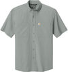 An image of a Custom Carhartt Force Sun Defender Short Sleeve Shirt in Steel!