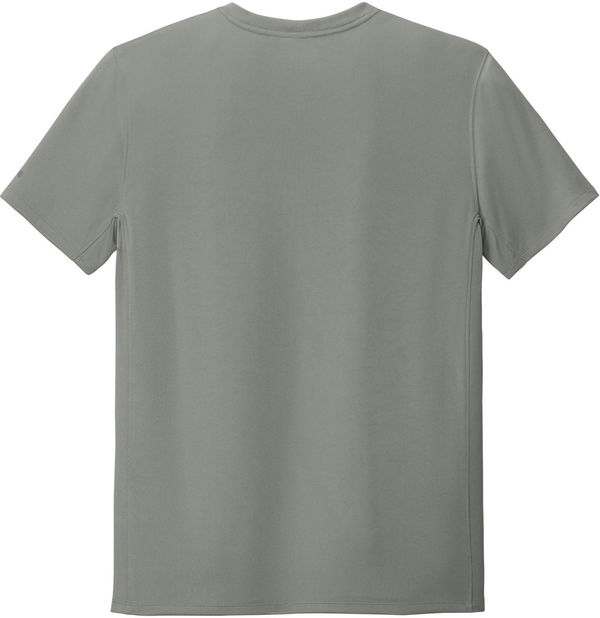 An image of a Custom Carhartt Force Sun Defender Short Sleeve T Shirt in Asphalt Grey!