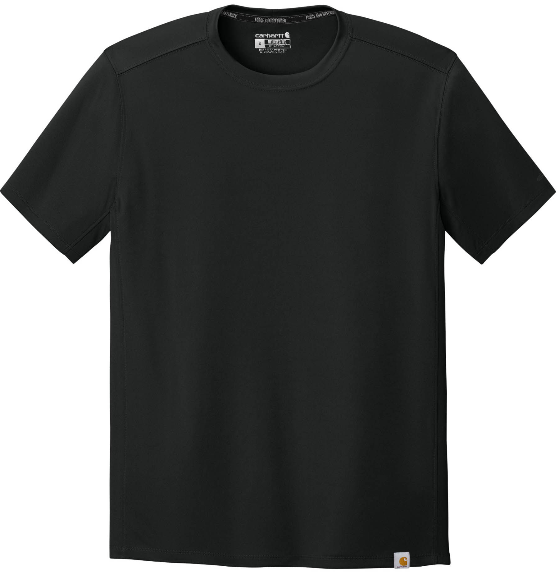 Carhartt Force Sun Defender Short Sleeve T Shirt in Black
