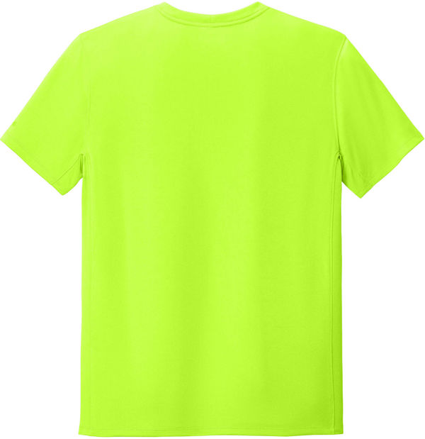 An image of a Custom Carhartt Force Sun Defender Short Sleeve T Shirt in Brite Lime!