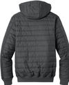 An image of a Custom Carhartt Gilliam Insulated Hooded Jacket in Shadow Grey!