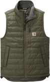 An image of a Custom Carhartt Gilliam Vest in Moss!