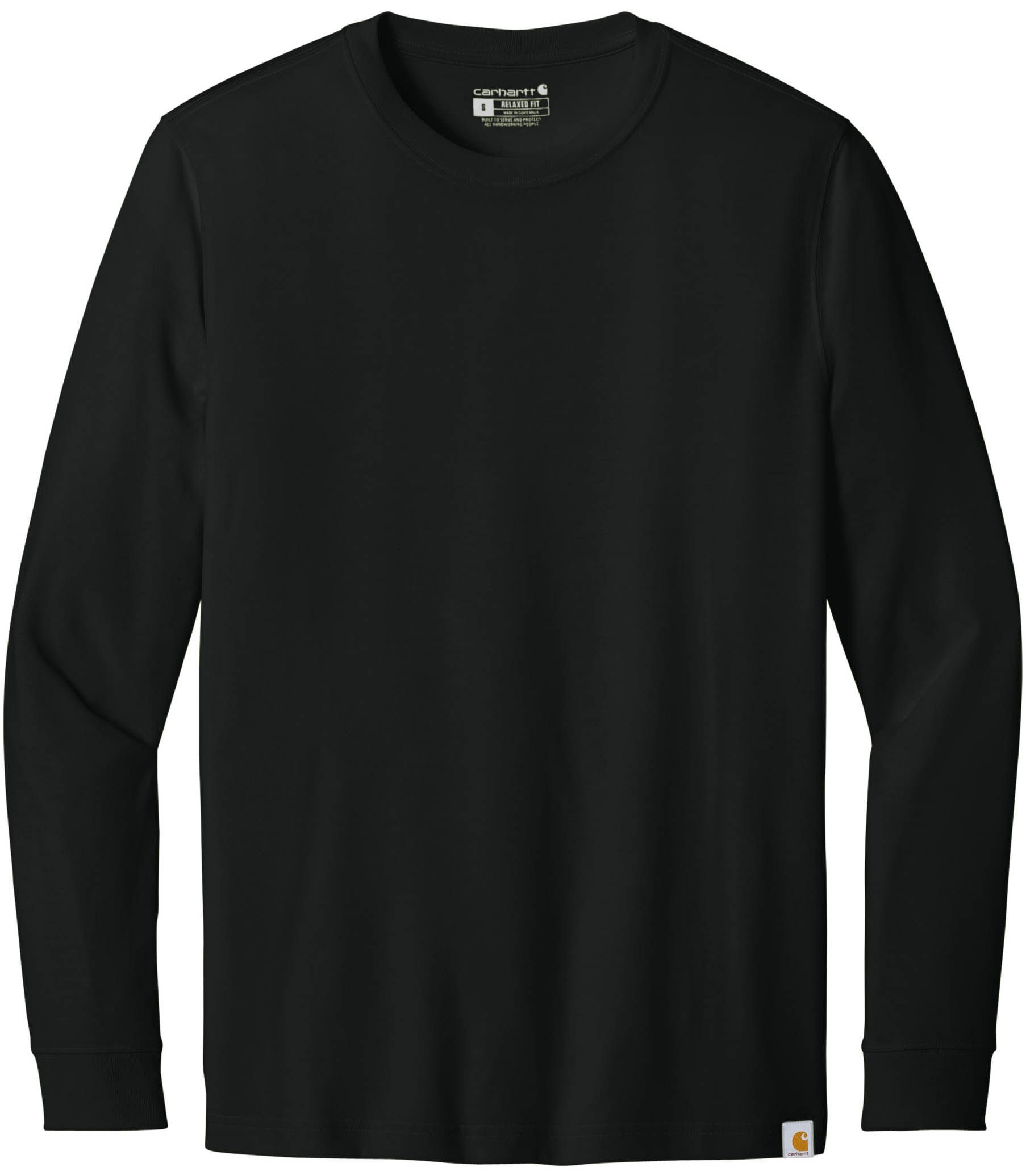 Carhartt Long Sleeve T Shirt in Black