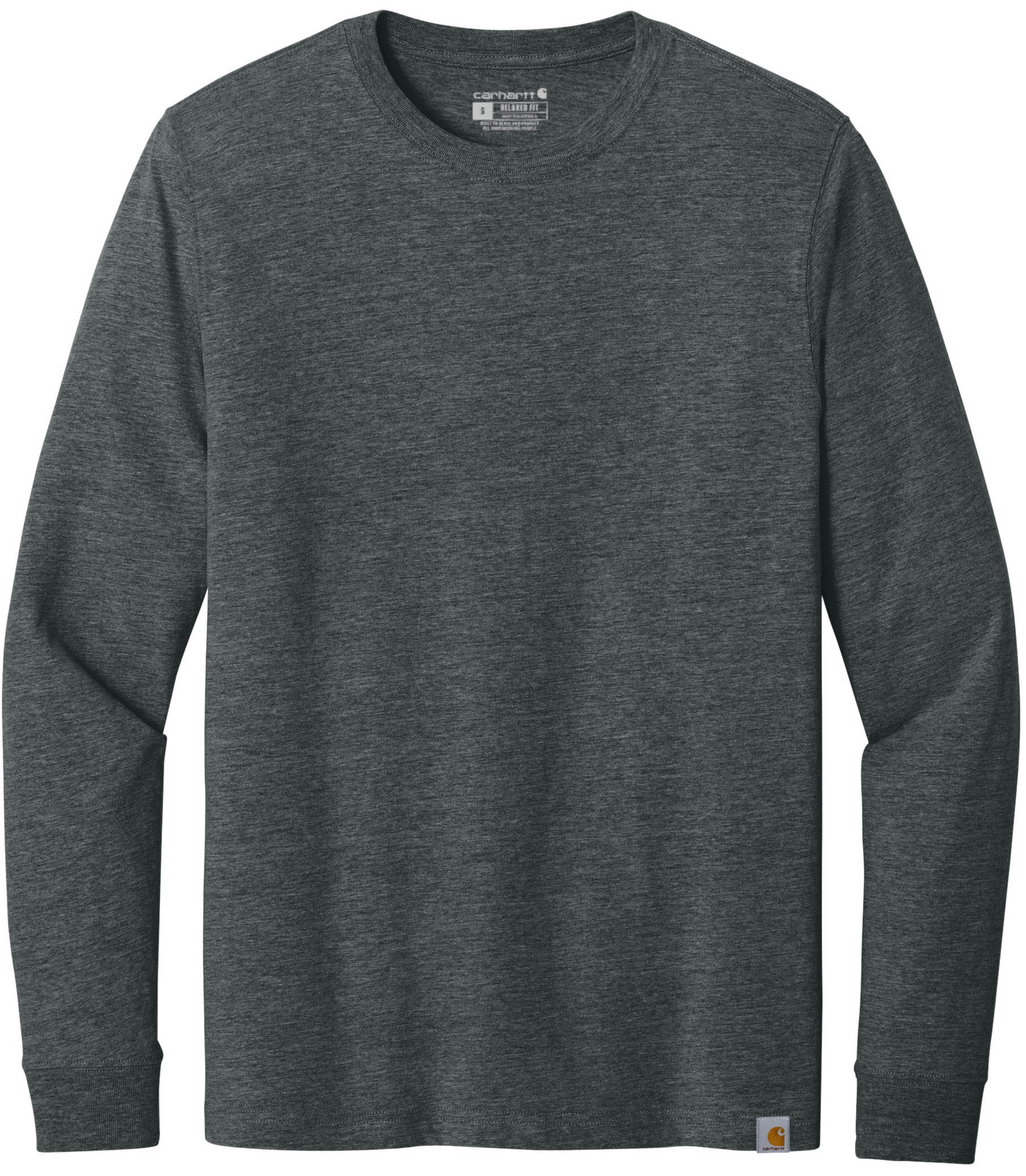 Carhartt Long Sleeve T Shirt in Carbon Heather