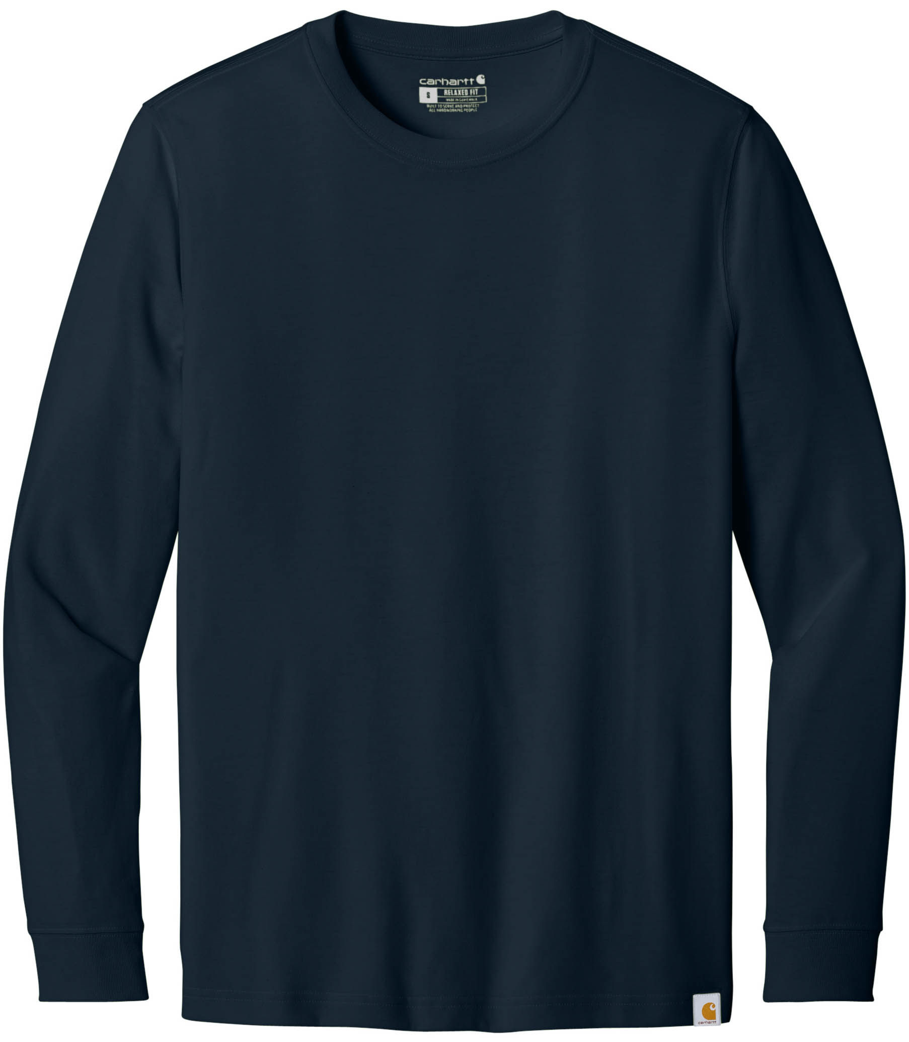 Carhartt Long Sleeve T Shirt in Navy