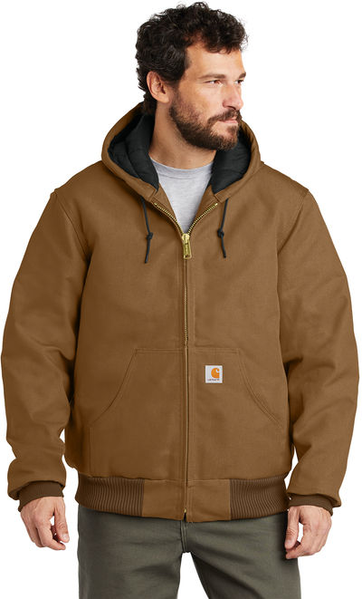 An image of a Custom Carhartt Quilted Flannel Lined Duck Active Jacket!