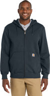 An image of a Custom Carhartt Rain Defender Paxton Heavyweight Hooded Zip Front Sweatshirt!