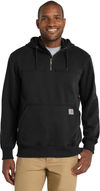An image of a Custom Carhartt Rain Defender Paxton Heavyweight Hooded Zip Mock Sweatshirt!