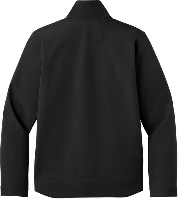Am image of a Custom Carhartt Rain Defender Soft Shell Jacket in Black!
