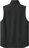 Am image of a Custom Carhartt Rain Defender Soft Shell Vest in Black!