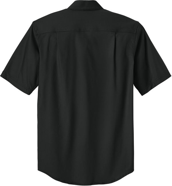 Am image of a Custom Carhartt Rugged Professional Series Short Sleeve Shirt in Black!