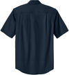 Am image of a Custom Carhartt Rugged Professional Series Short Sleeve Shirt in Navy!