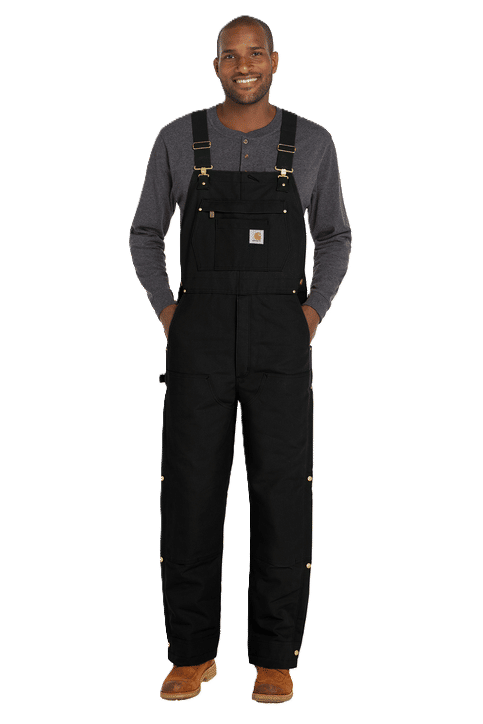 Carhartt Short Firm Duck Insulated Bib Overalls