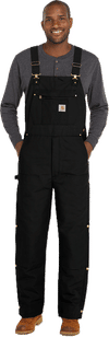An image of a Custom Carhartt Short Firm Duck Insulated Bib Overalls!