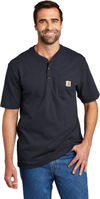 An image of a Custom Carhartt Short Sleeve Henley T Shirt!