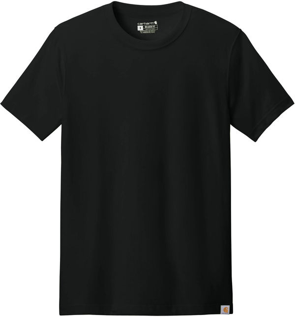 An image of a Custom Carhartt Short Sleeve T Shirt in Black!