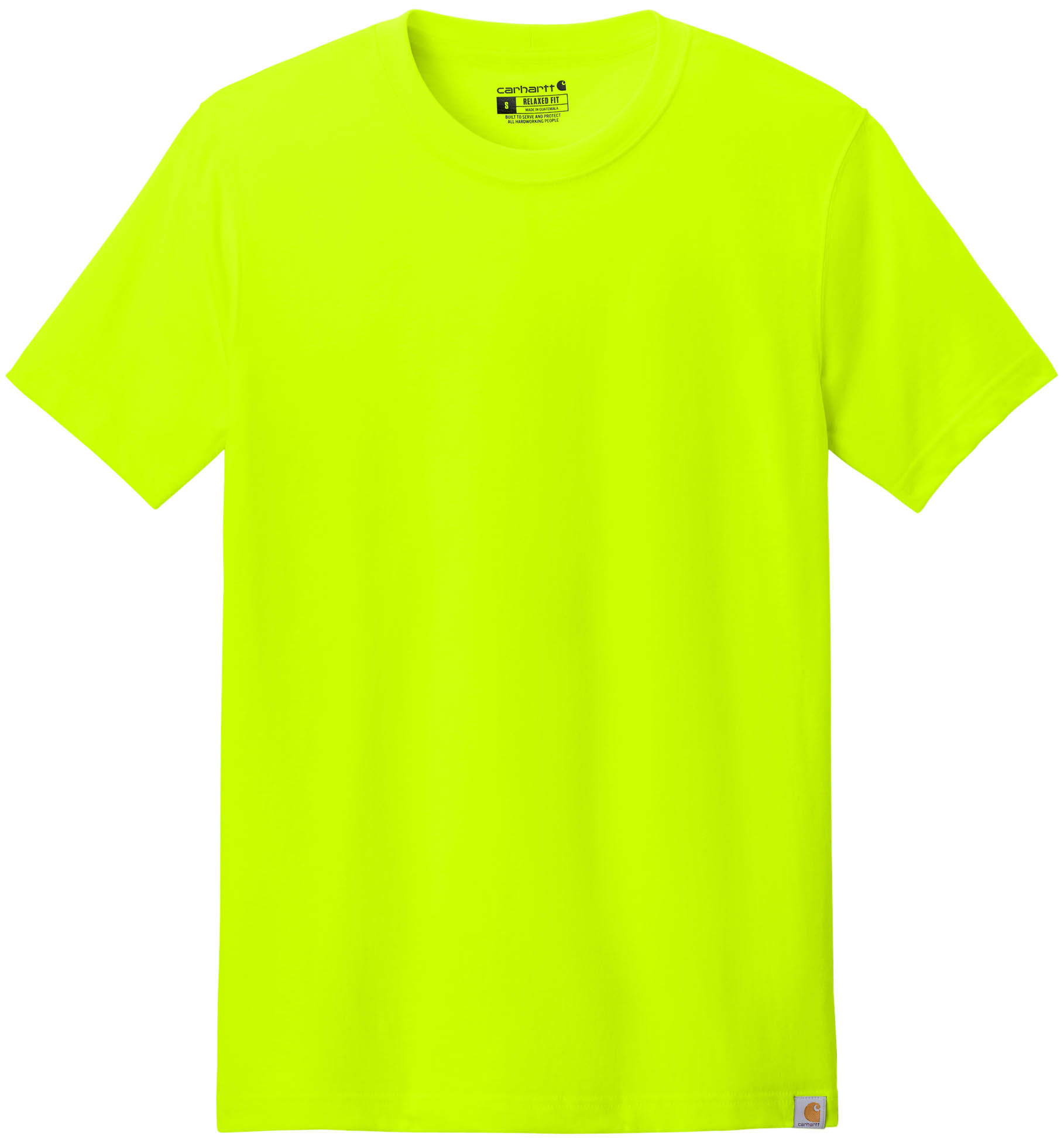 Carhartt Short Sleeve T Shirt in Brite Lime