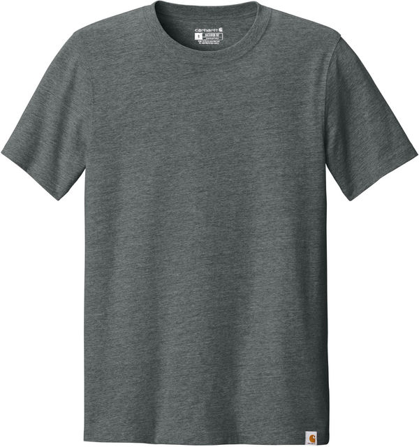 An image of a Custom Carhartt Short Sleeve T Shirt in Carbon Heather!