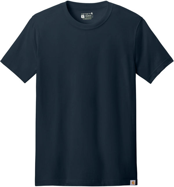 An image of a Custom Carhartt Short Sleeve T Shirt in Navy!