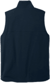 Am image of a Custom Carhartt Super Dux Soft Shell Vest in Navy!