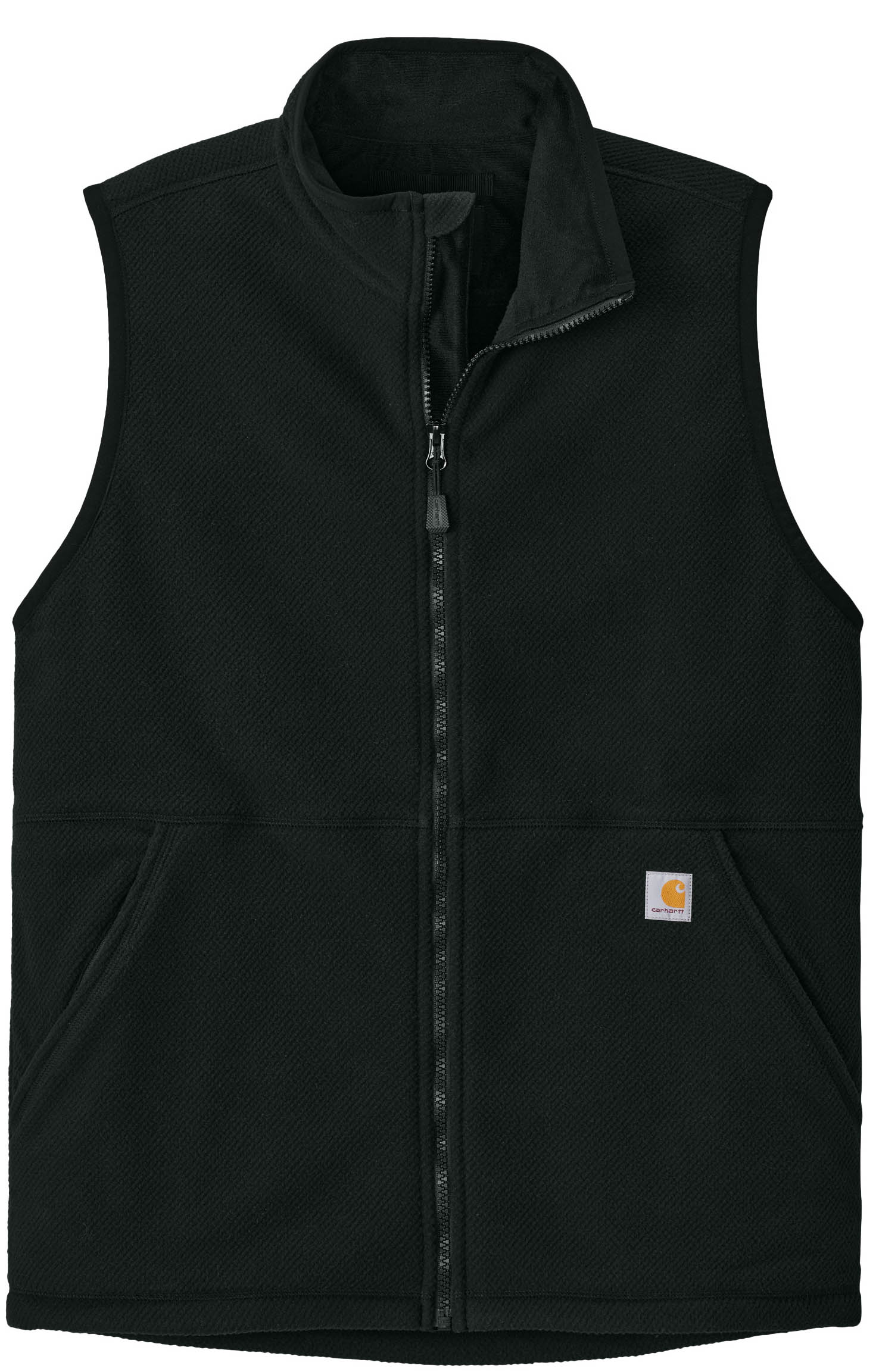 Carhartt Textured Fleece Vest in Black