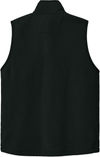 An image of a Custom Carhartt Textured Fleece Vest in Black!
