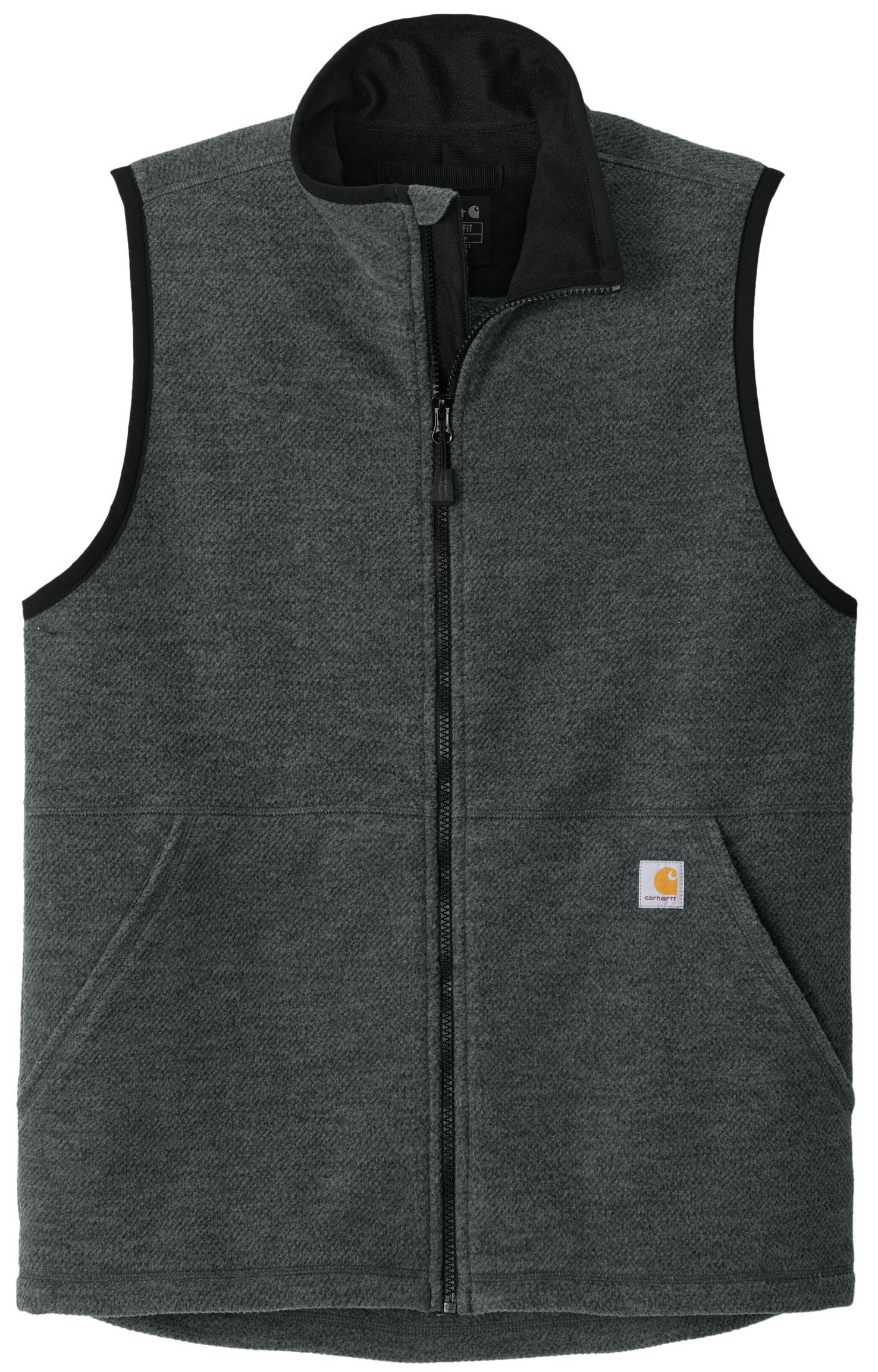 Carhartt Textured Fleece Vest in Carbon Heather