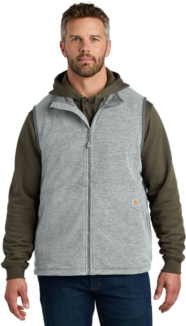 An image of a Custom Carhartt Textured Fleece Vest!