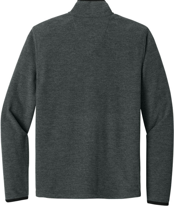 An image of a Custom Carhartt Textured Full Zip Fleece Jacket in Carbon Heather!