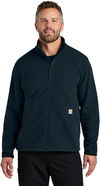 An image of a Custom Carhartt Textured Full Zip Fleece Jacket!