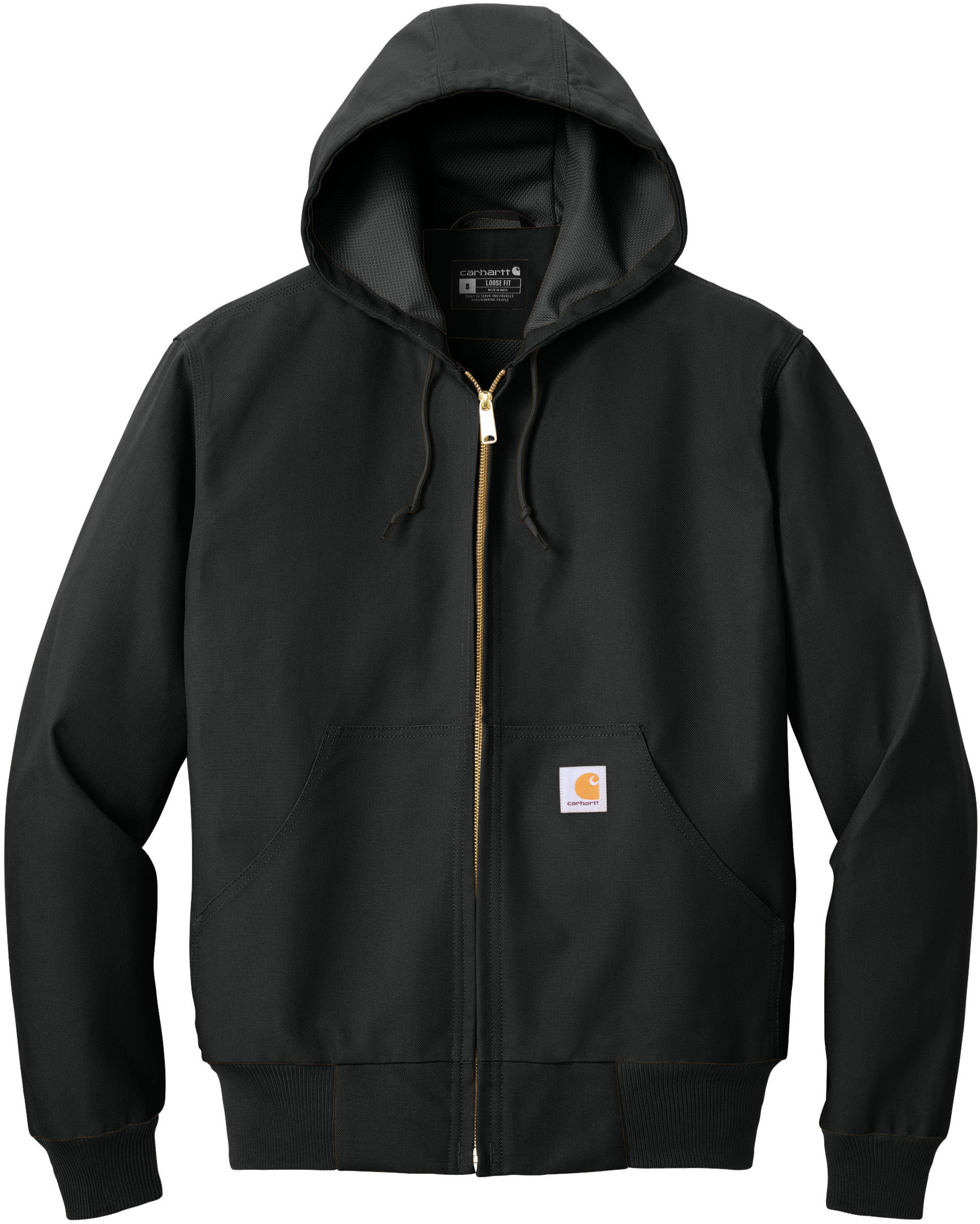 Carhartt Thermal Lined Duck Active Jacket in Black