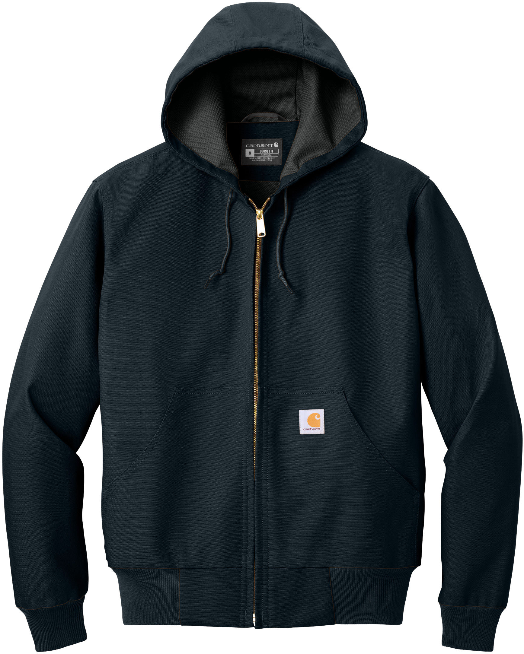 Carhartt Thermal Lined Duck Active Jacket in Dark Navy