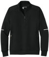 An image of a Custom Carhartt Womens FLD & RSCU One Half Zip Mid Layer in Black!