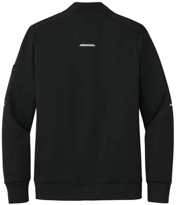 An image of a Custom Carhartt Womens FLD & RSCU One Half Zip Mid Layer in Black!