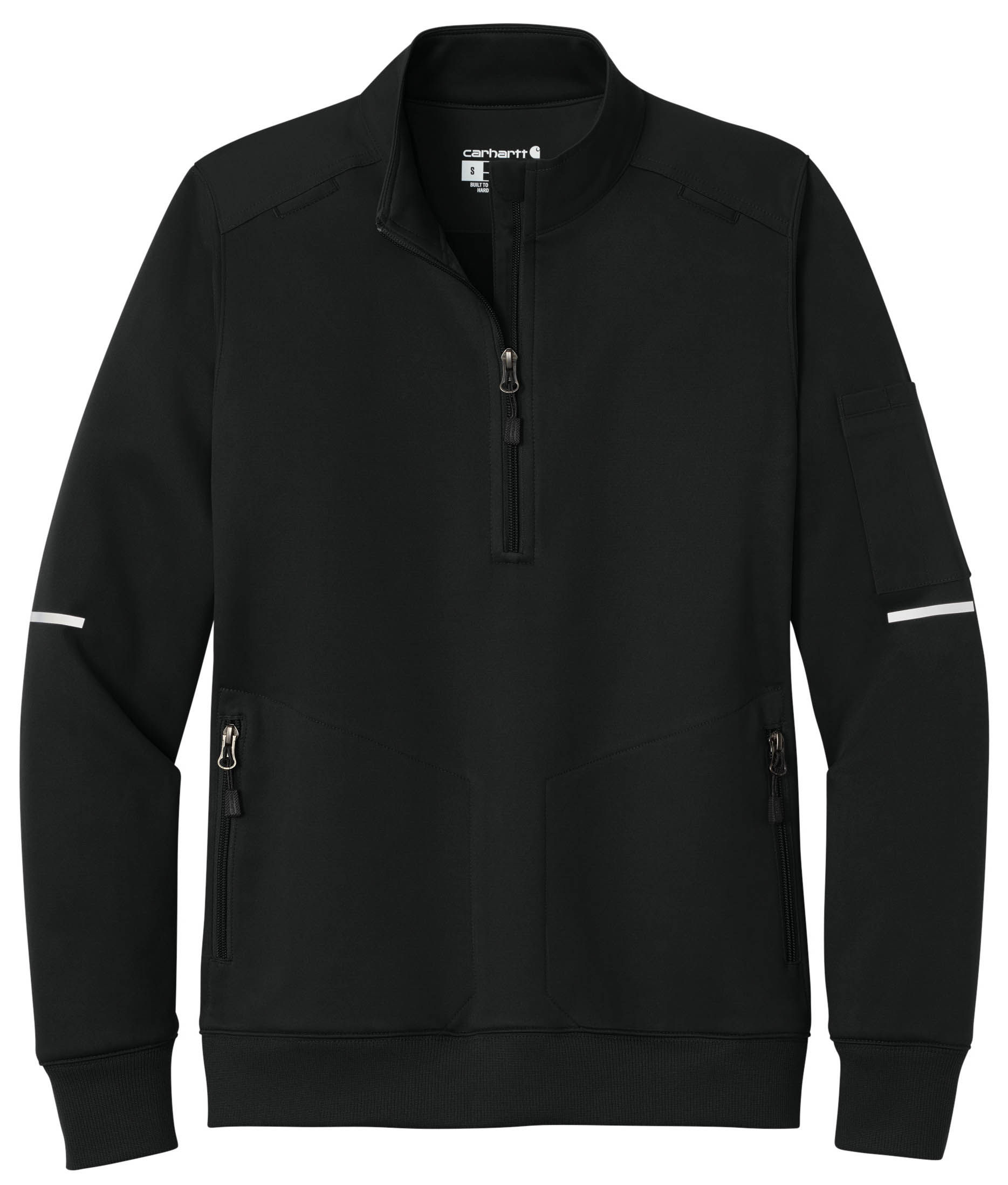 Carhartt Womens FLD & RSCU One Half Zip Mid Layer in Black