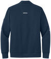 An image of a Custom Carhartt Womens FLD & RSCU One Half Zip Mid Layer in Dark Navy!