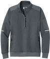 An image of a Custom Carhartt Womens FLD & RSCU One Half Zip Mid Layer in Pewter!