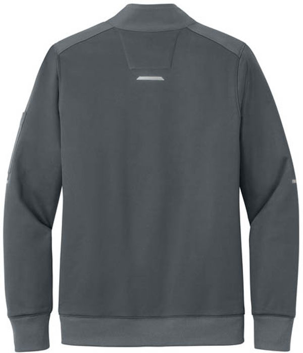 An image of a Custom Carhartt Womens FLD & RSCU One Half Zip Mid Layer in Pewter!