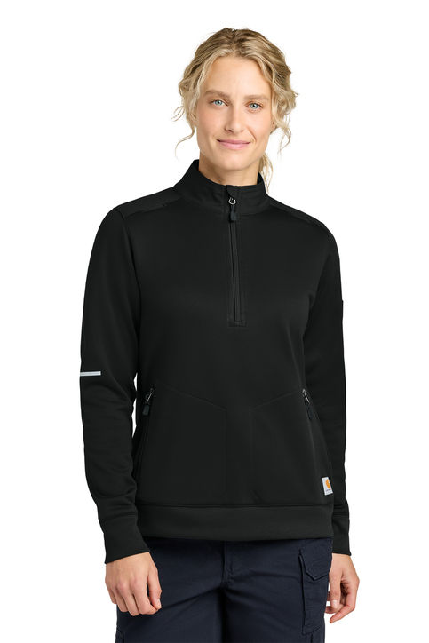 Carhartt Womens FLD & RSCU One Half Zip Mid Layer