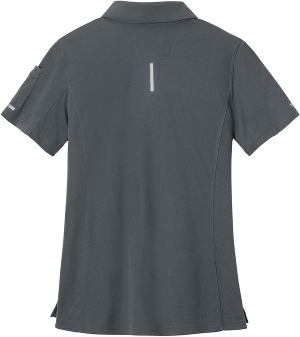 An image of a Custom Carhartt Womens FLD & RSCU Polo in Pewter!