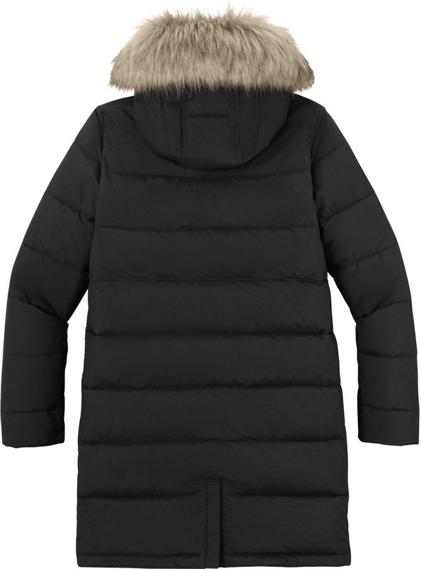 An image of a Custom Carhartt Womens Montana Insulated Hooded Coat in Black!