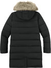 An image of a Custom Carhartt Womens Montana Insulated Hooded Coat in Black!