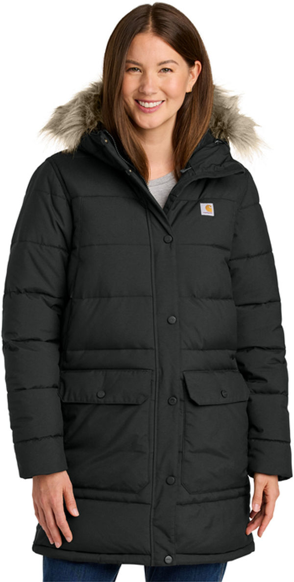 An image of a Custom Carhartt Womens Montana Insulated Hooded Coat!