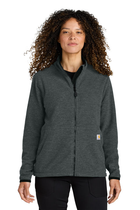 Carhartt Womens Textured Full Zip Fleece Jacket