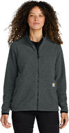 An image of a Custom Carhartt Womens Textured Full Zip Fleece Jacket!