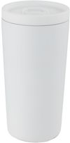 An image of a Custom Carissa 14 oz Vacuum Insulated Tumbler with Slide Lid in White!