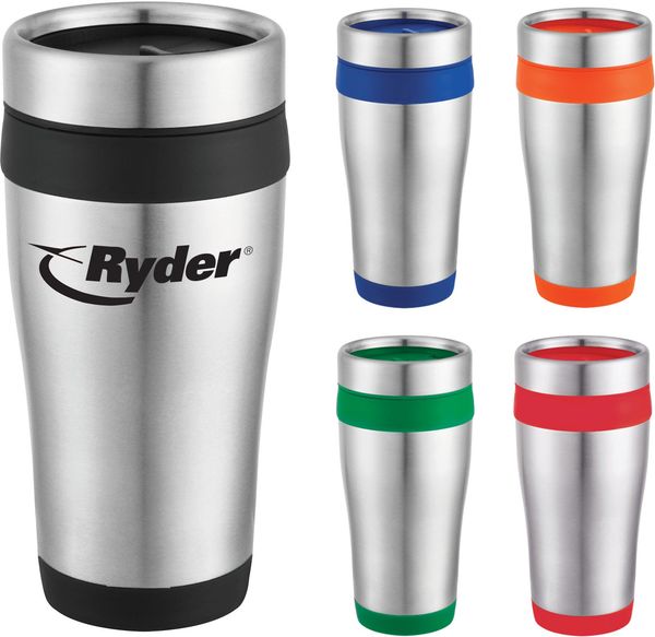 An image of a Custom Carmel 16oz Travel Tumbler!